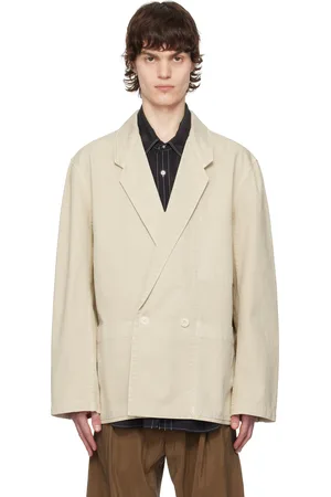 LEMAIRE Off-White Workwear Denim Blazer