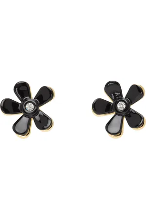 Marni Black & Gold Flower Pop Earrings