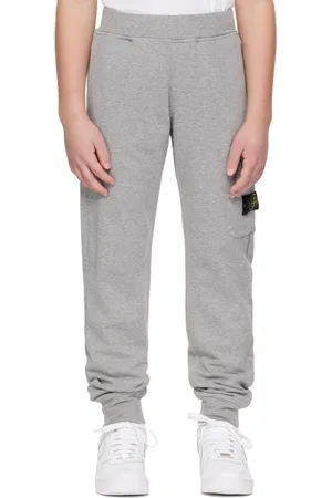 Stone Island Kids Gray 61520 Sweatpants
