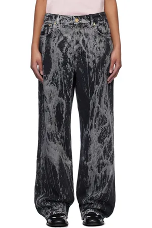 Ganni Black Heavy Denim Izey Jeans