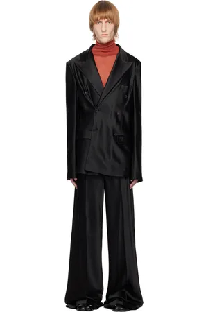 Maison Margiela Black Mikado Suit