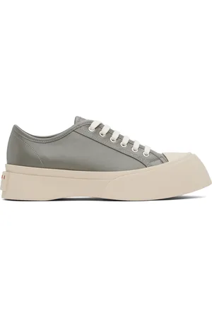 Marni Gray Nappa Leather Pablo Sneakers