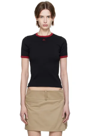 Courrèges Black & Red Heritage T-shirt