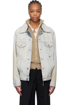 Maison Margiela Blue Faded Denim Jacket