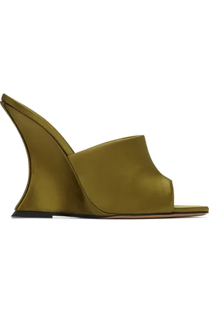 PARIS TEXAS Khaki Nina Heeled Sandals