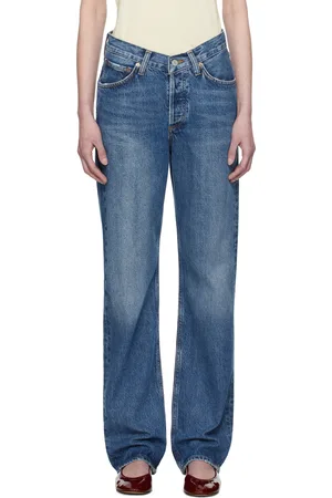 AGOLDE Blue V-Waist Kelly Jeans