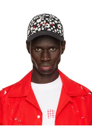 Marni Black & White Pop Fields Logo Cap