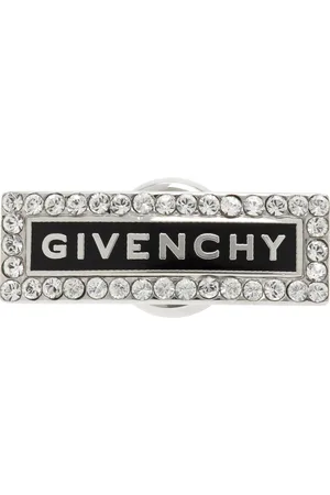 Givenchy Silver & Black ID Single Earring