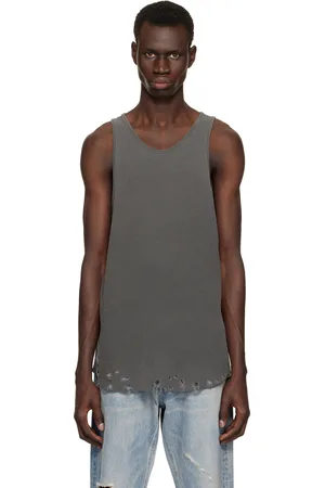 JOHN ELLIOTT Gray Folsom Thermal Tank Top