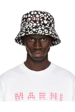 Marni Black & White Pop Fields Bucket Hat