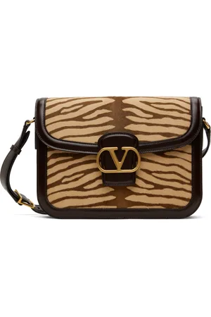 VALENTINO GARAVANI Brown & Beige 9TO5 Bag