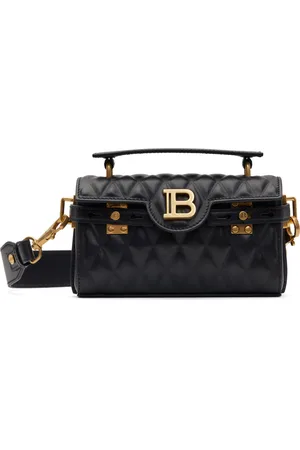 Balmain Black B-Buzz 19-Grid Padded Bag