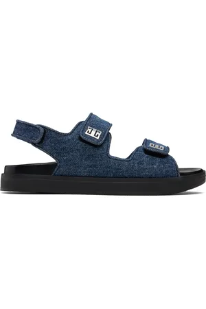 Givenchy Blue 4G Strap Sandals