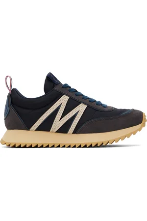 Moncler Navy Pacey Suede Sneakers