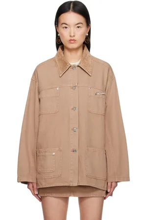 BLUMARINE Tan Cotton Jacket