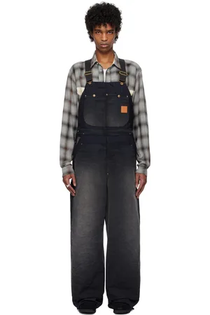 KHOKI Vintage-Effect Work Overalls