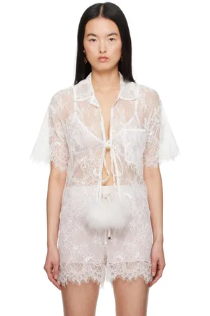BLUMARINE White Boxy Shirt