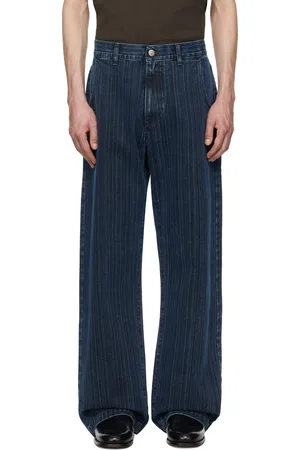 mfpen Navy Straight Cut Jeans