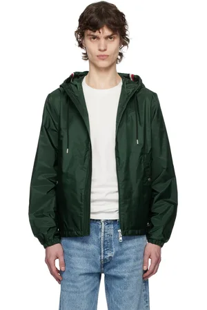 Moncler Green Grimpeurs Hooded Windbreaker Jacket