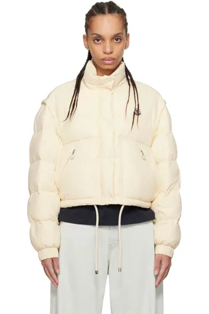 Moncler Off-White Selle 2-in-1 Short Down Jacket
