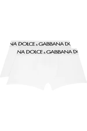 Dolce & Gabbana Two-Pack White Cotton Jersey Boxers