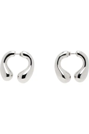 Panconesi Silver P Helix Earrings