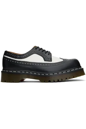 Dr. Martens Black & White 3989 Bex Smooth Leather Derbys