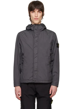 Stone Island Gray Crinkle Reps R-NY Jacket