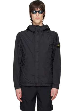 Stone Island Black Crinkle Reps R-NY Jacket