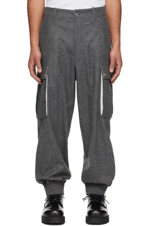 Givenchy Gray Wool Cargo Pants