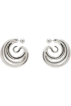 Panconesi Silver Triptych Medium Earrings