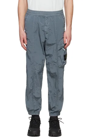 Stone Island Blue Regenerated Nylon Metal ECONYL Cargo Pants