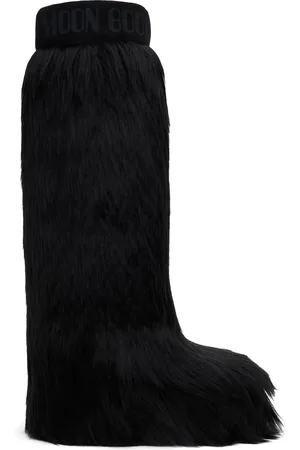 Moon Boot Black Icon Yeti Tall Boots