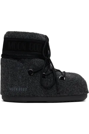 Moon Boot Gray Icon Low Felt Boots