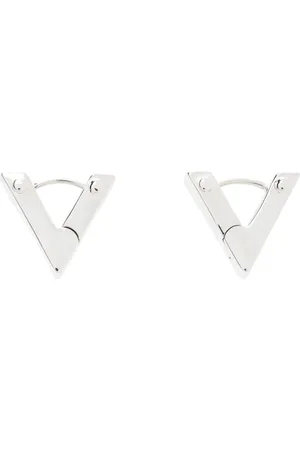 Bottega Veneta Silver Rivet Earrings