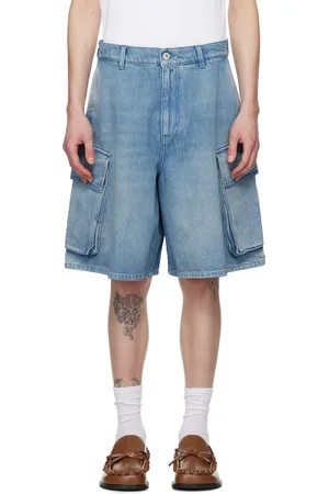 J.W.Anderson Blue Cargo Denim Shorts