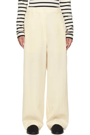 CORDERA Beige Wide-Leg Trousers