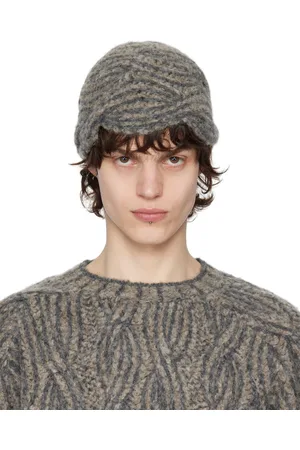 ECKHAUS LATTA Brown Plait Beanie