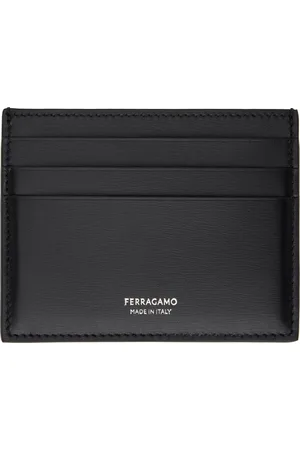 Salvatore Ferragamo Black Credit Card Holder