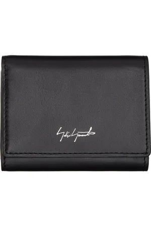 YOHJI YAMAMOTO Black Compact Wallet