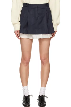 THE GARMENT Navy Denver Miniskirt
