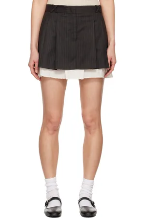 THE GARMENT Brown Denver Miniskirt