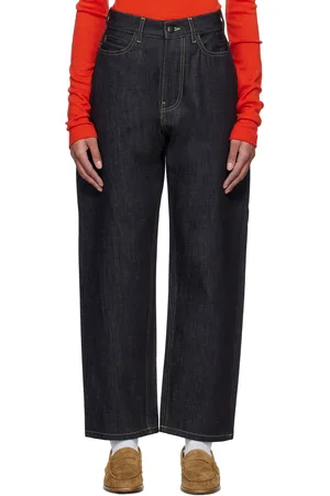 STUDIO NICHOLSON Navy Ruthe Jeans