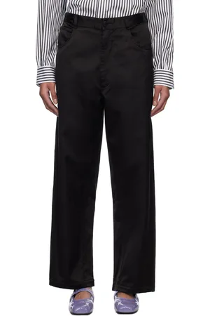 CORDERA Satin Straight Trousers