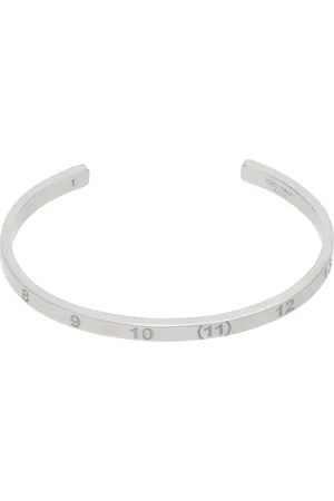 Maison Margiela Silver Numeric Cuff Bracelet