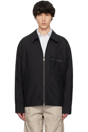 WOOYOUNGMI Black Zip-Up Jacket