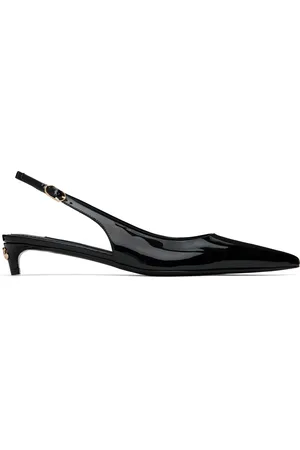 Dolce & Gabbana Black Slingback Heels