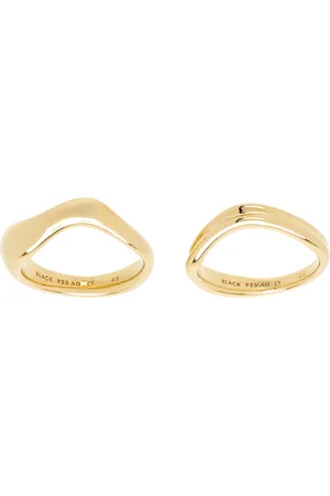 Maria Black Gold Vayu & Soma Ring Set