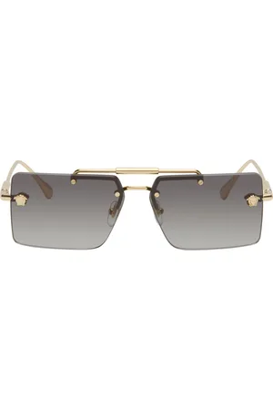 VERSACE Gold Medusa Glam Sunglasses