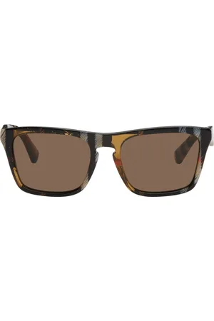 Burberry Brown Code Square Sunglasses